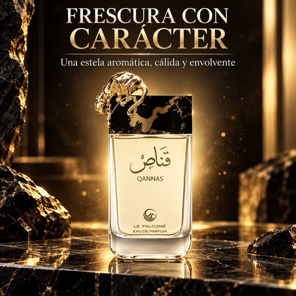 Le Falcone – Perfume para Hombre Qannas Fresco y Cálido 90 ml