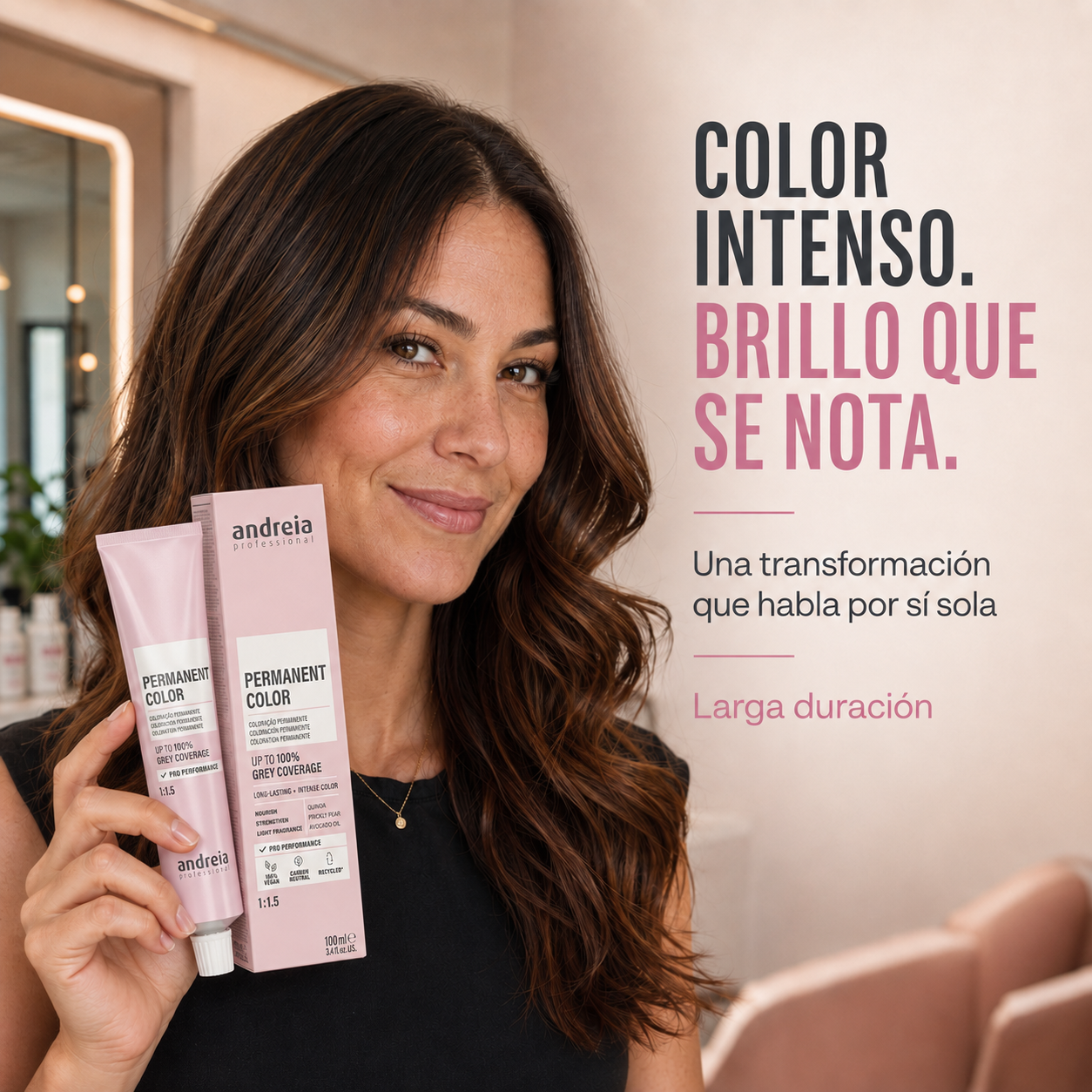 Andreia Professional – Tinte Permanente Vegano para Todo Tipo de Cabello 100 ml
