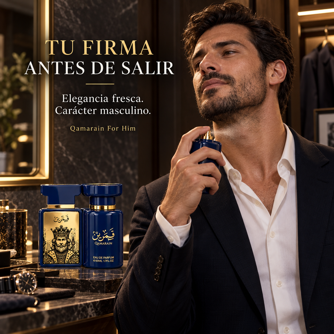 Amaran Exclusive – Eau de Parfum para Hombre Qamarain For Him 2 x 50 ml