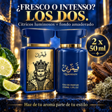 Amaran Exclusive – Eau de Parfum para Hombre Qamarain For Him 2 x 50 ml