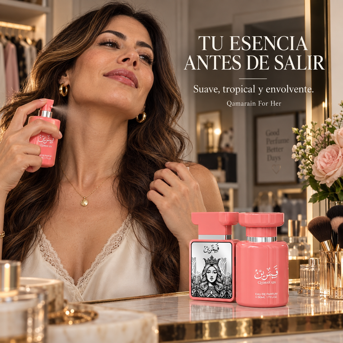 Amaran Exclusive – Perfume floral afrutado para mujer 2 x 50 ml