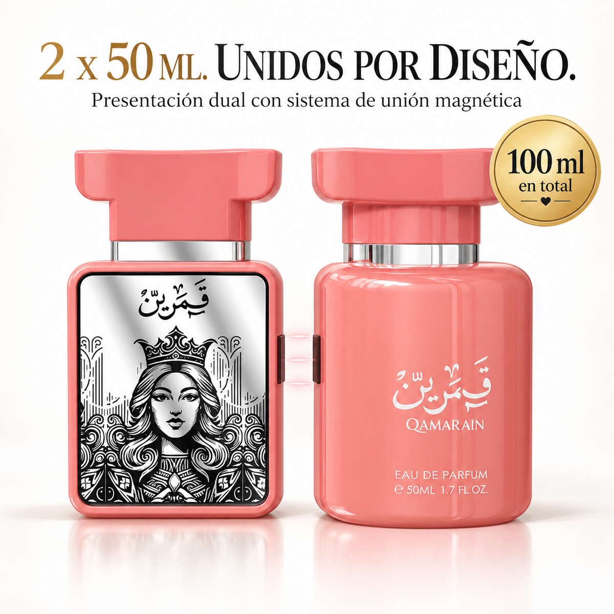 Amaran Exclusive – Perfume floral afrutado para mujer 2 x 50 ml