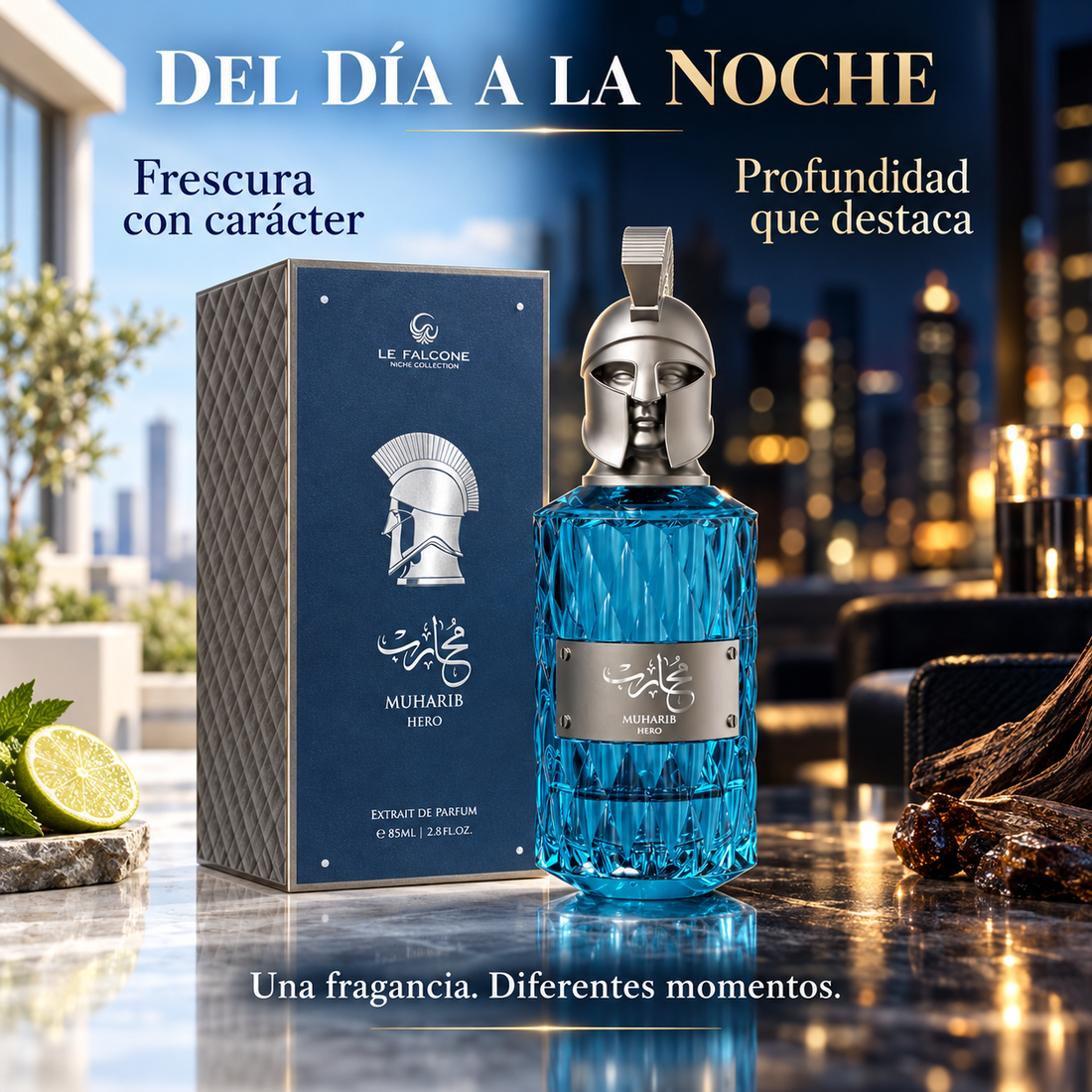 Le Falcone – Perfume para Hombre Muharib Hero Extrait de Parfum 85 ml