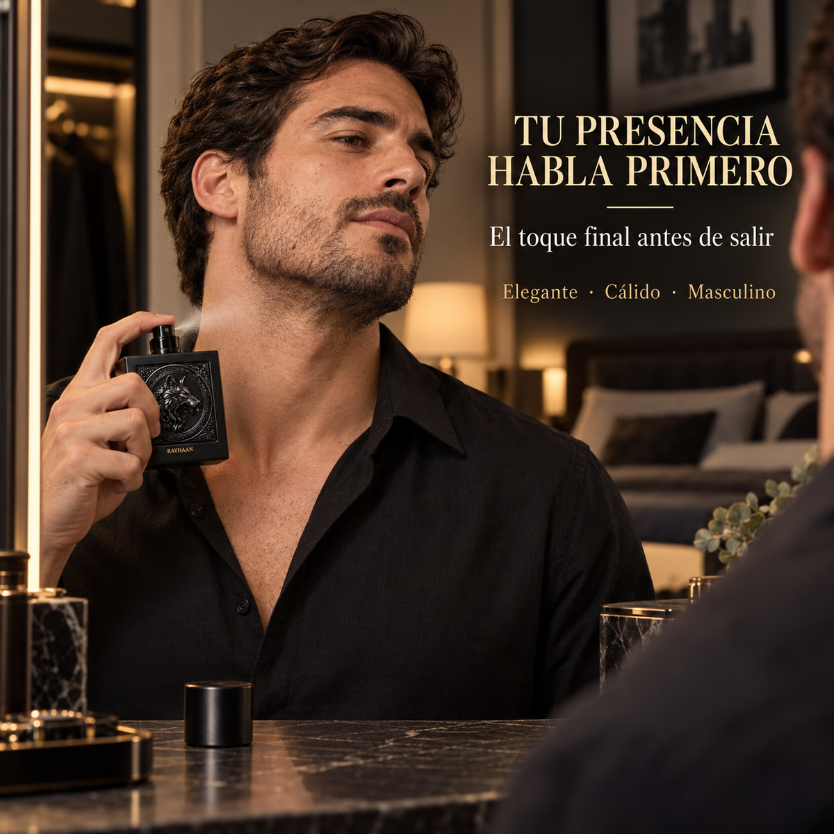 Rayhaan – Perfume para Hombre Wolf EDP Amaderado Ambarino 100 ml