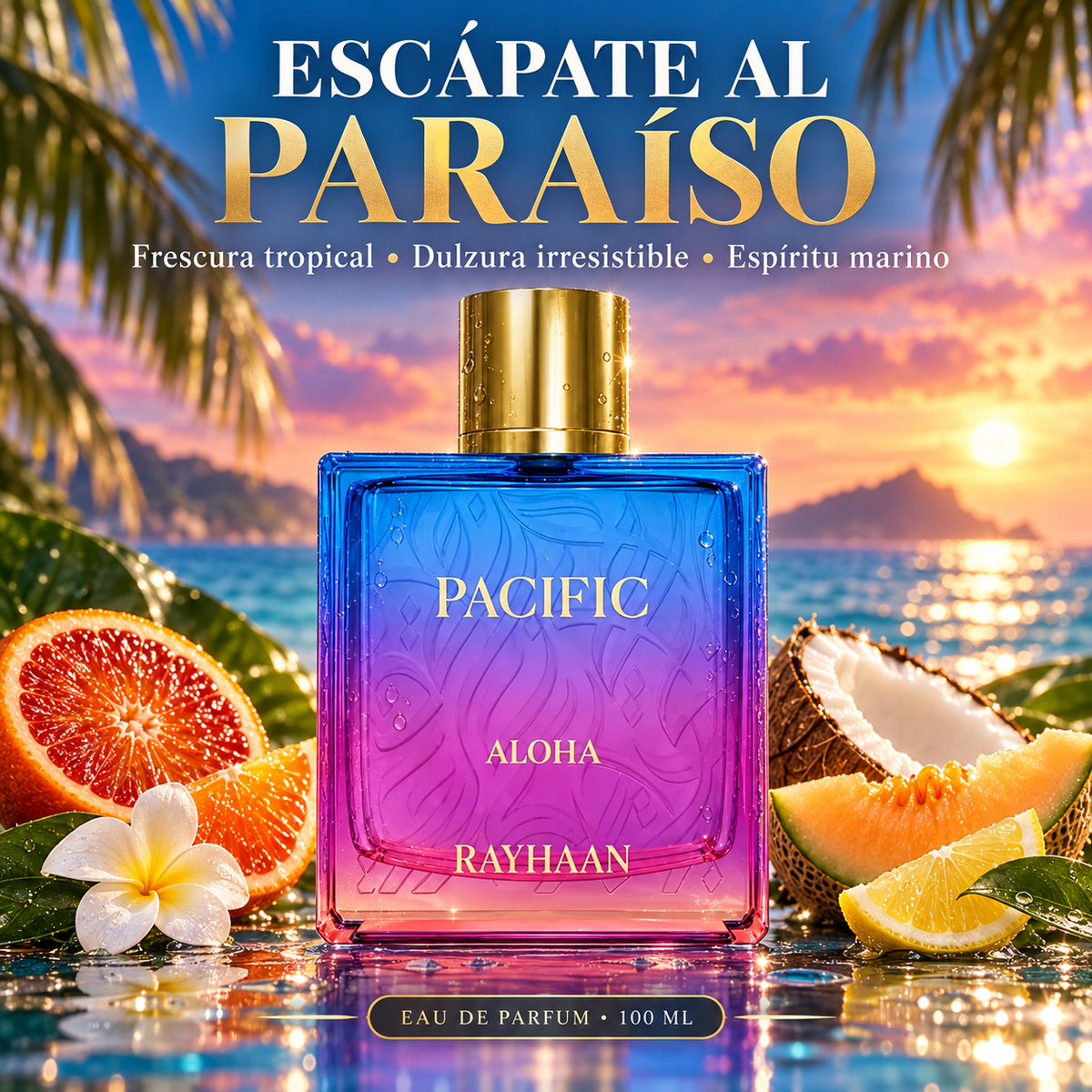 Rayhaan – Perfume Unisex Pacific Aloha EDP Tropical 100 ml