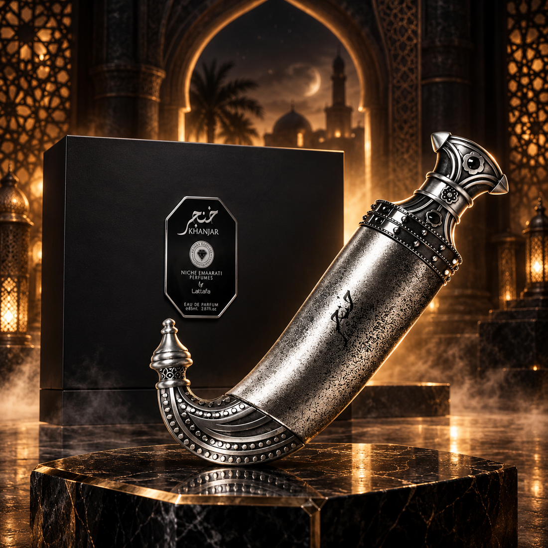 Lattafa – Perfume para Hombre Niche Emarati Khanjar EDP 85 ml