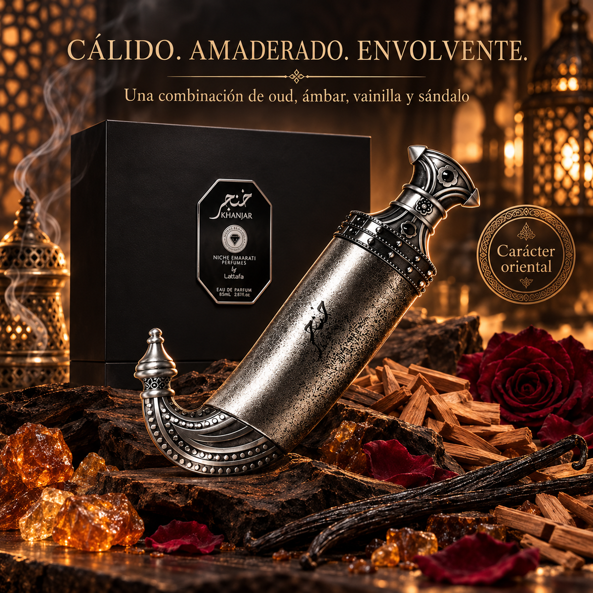 Lattafa – Perfume para Hombre Niche Emarati Khanjar EDP 85 ml