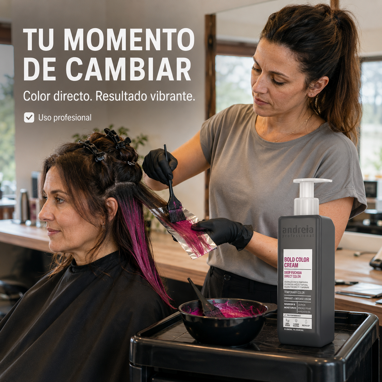 Andreia Professional – Tinte Capilar Temporal Vegano Ultrabrillante 200 ml