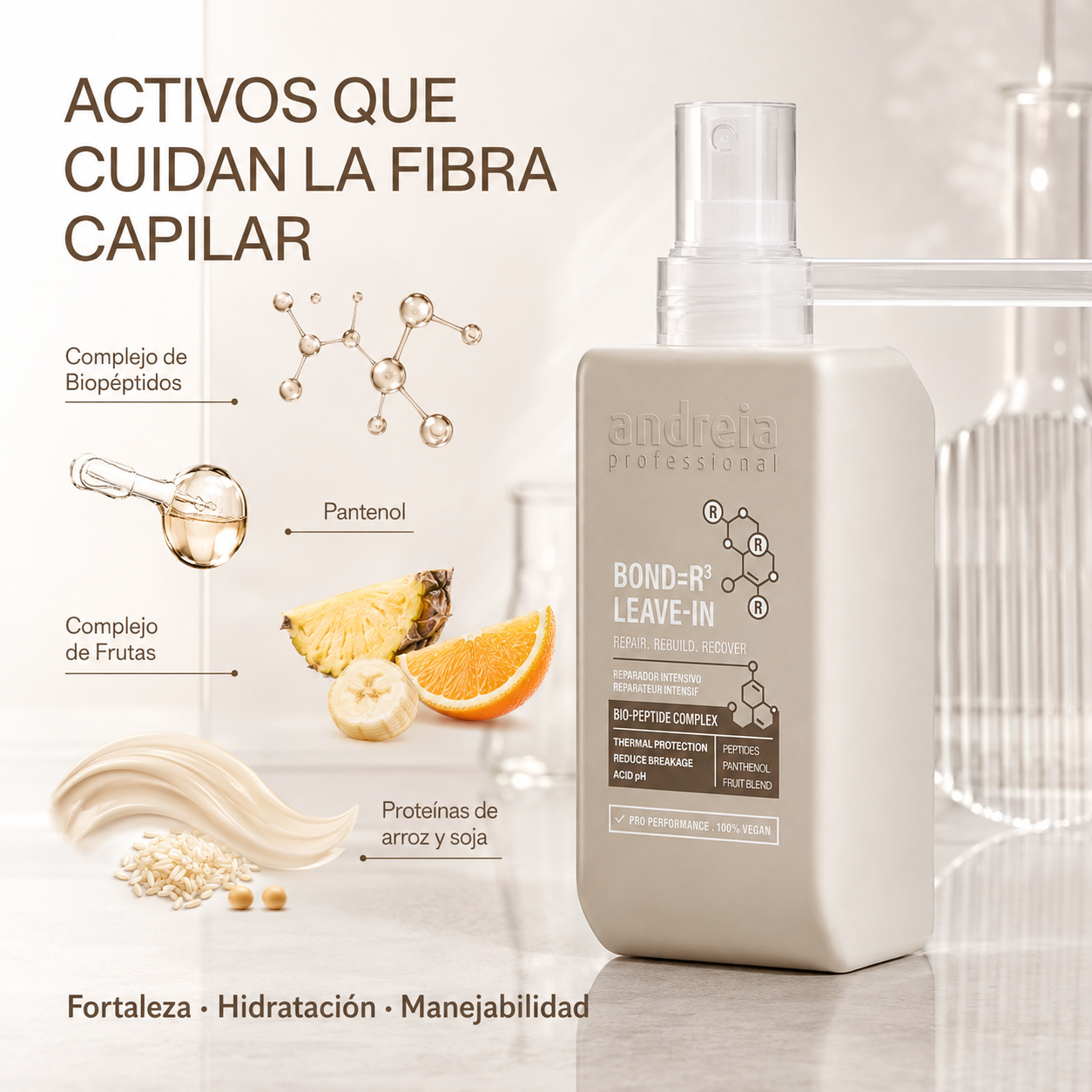 Andreia Professional – Leave-In Reparador para Cabello Dañado con Protección Térmica 100 ml