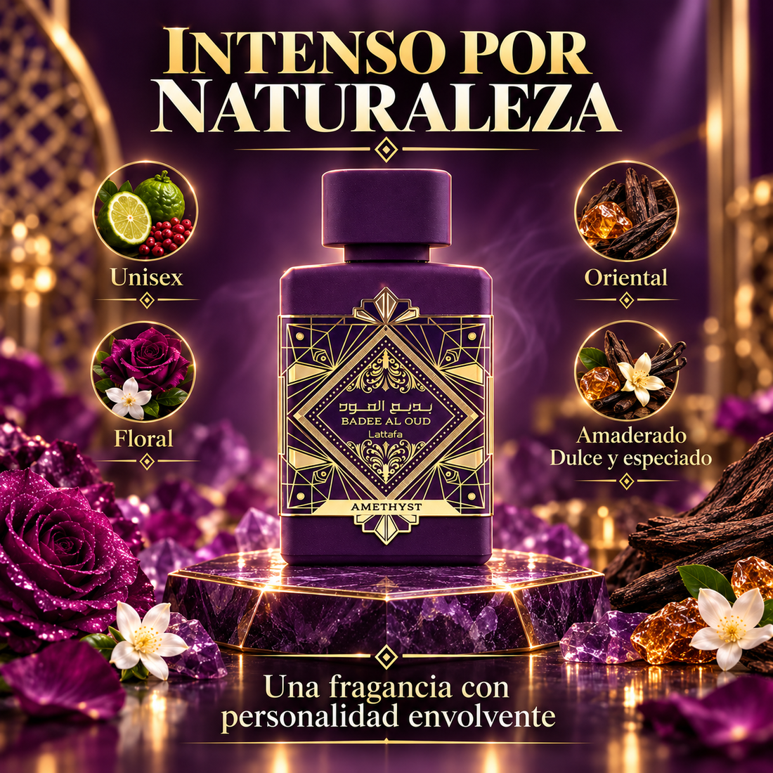 Lattafa – Perfume Unisex Oriental Badee Al Oud Amethyst 100 ml