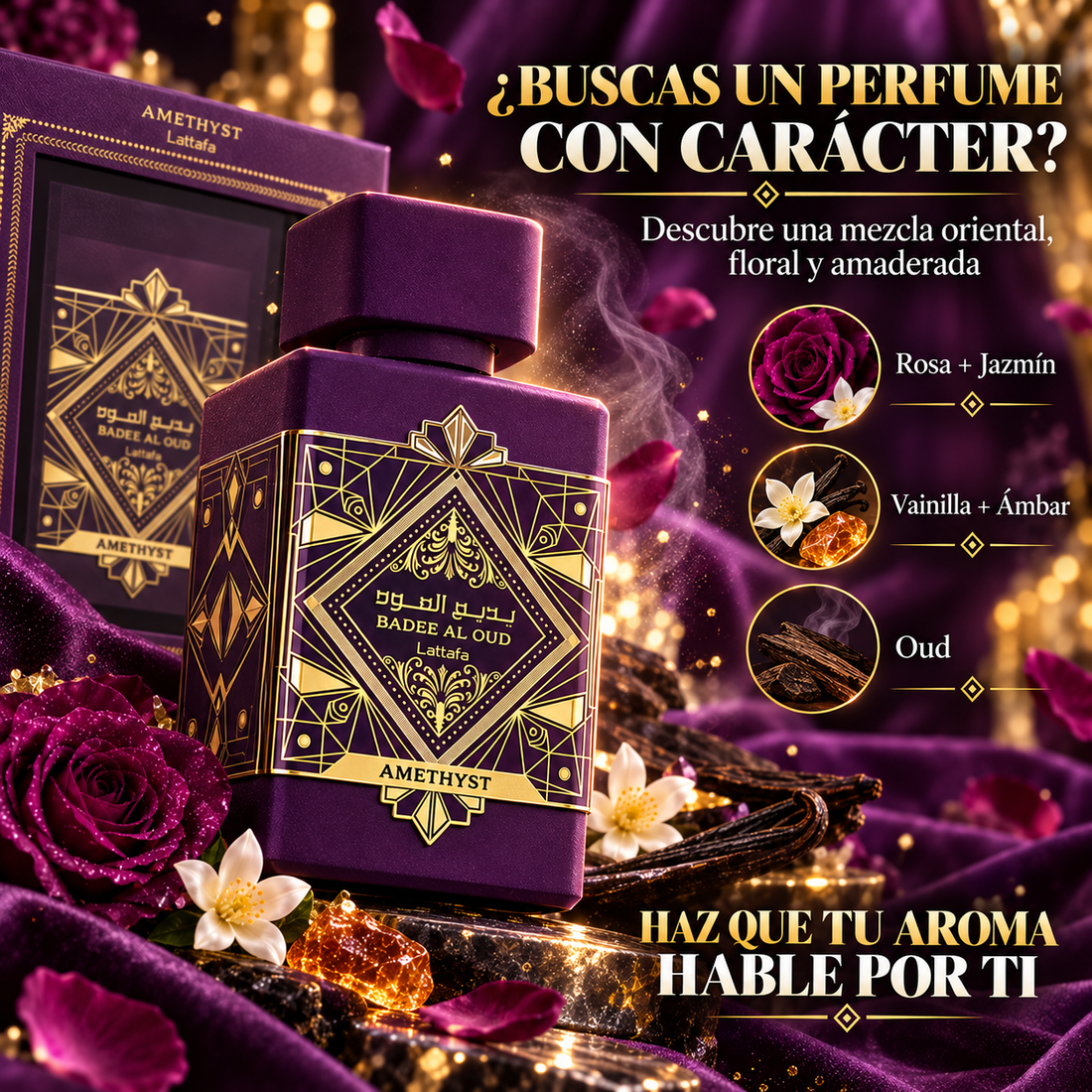Lattafa – Perfume Unisex Oriental Badee Al Oud Amethyst 100 ml