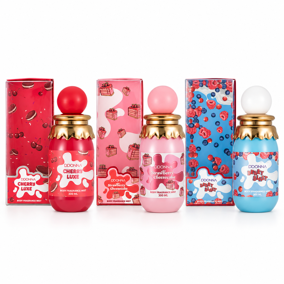 D'DONNA – Body Mist para Cuerpo y Cabello de Larga Duración 300 ml