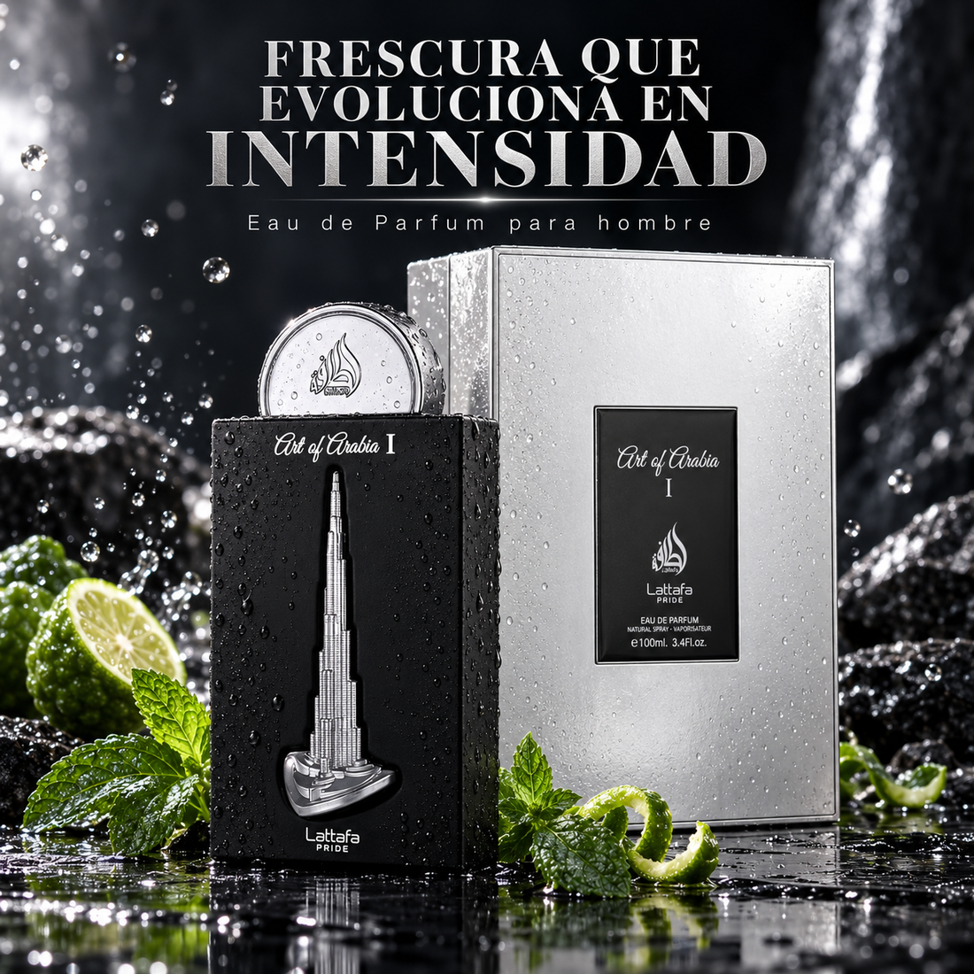 Lattafa Pride – Eau de Parfum para Hombre Fresco y Balsámico 100 ml