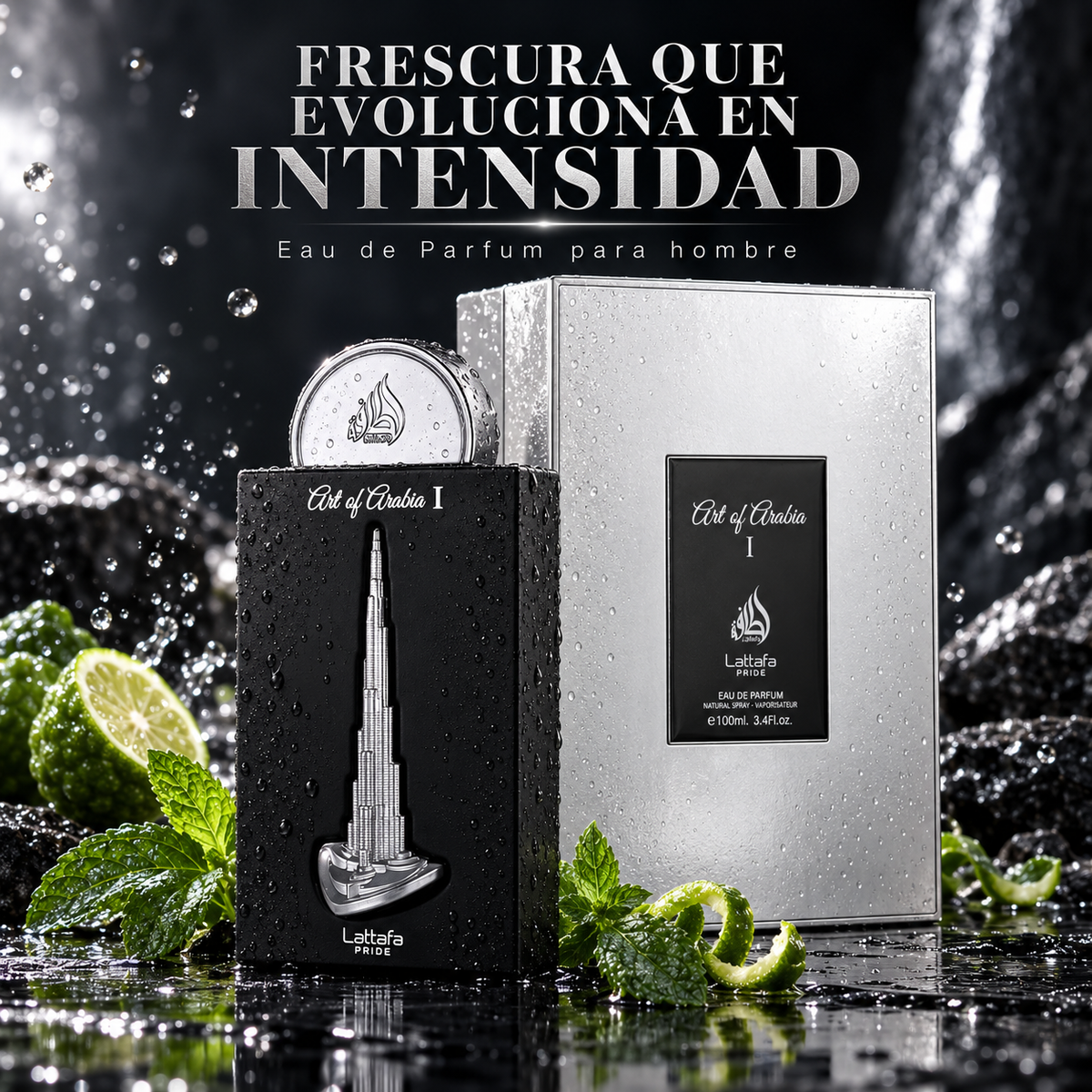 Lattafa Pride – Eau de Parfum para Hombre Fresco y Balsámico 100 ml