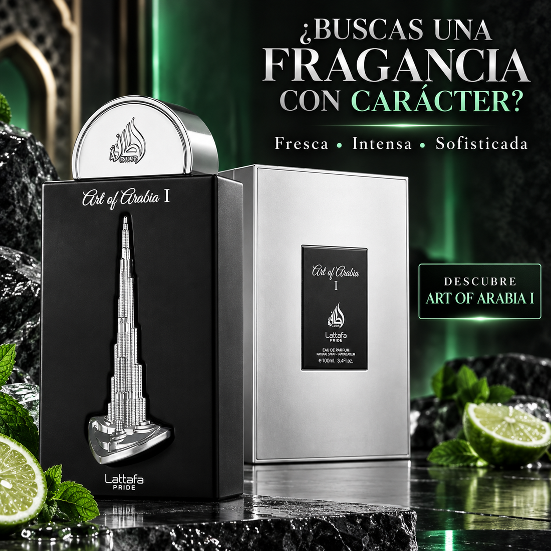 Lattafa Pride – Eau de Parfum para Hombre Fresco y Balsámico 100 ml
