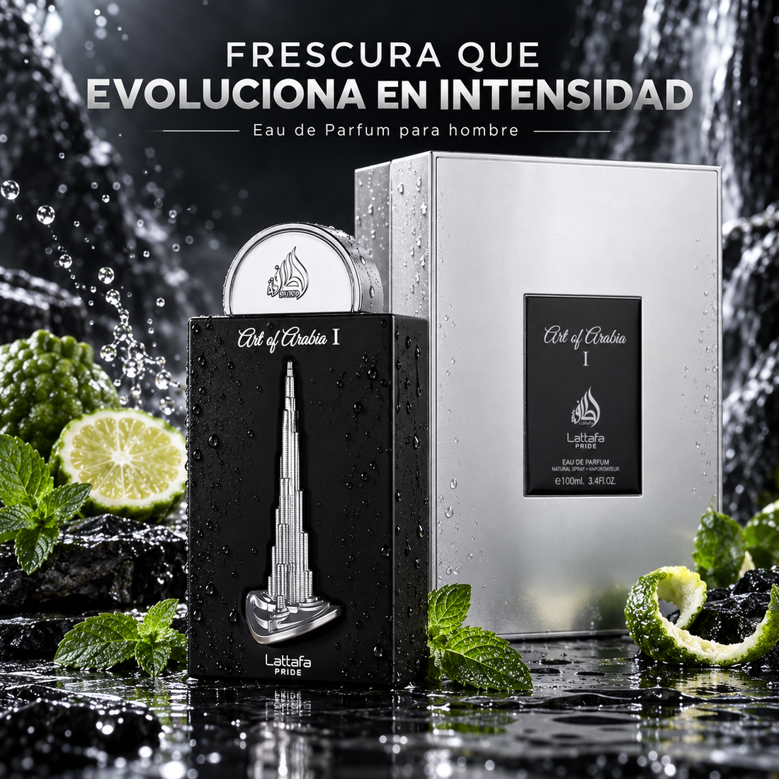 Lattafa Pride – Eau de Parfum para Hombre Fresco y Balsámico 100 ml
