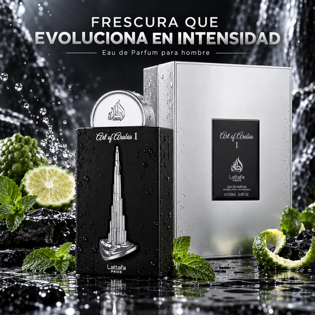 Lattafa Pride – Eau de Parfum para Hombre Fresco y Balsámico 100 ml
