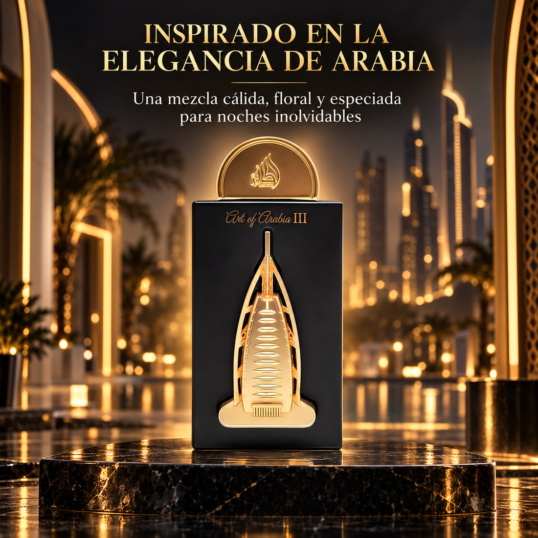 Lattafa – Perfume para Hombre Art Of Arabia III Floral Oriental 100 ml