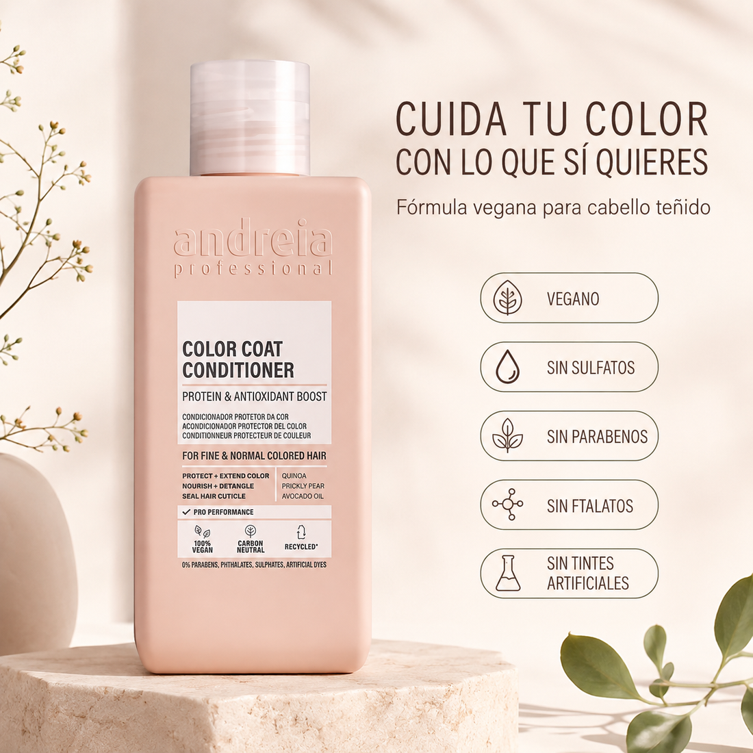 Andreia – Acondicionador para Cabello Teñido Protector del Color 300 ml