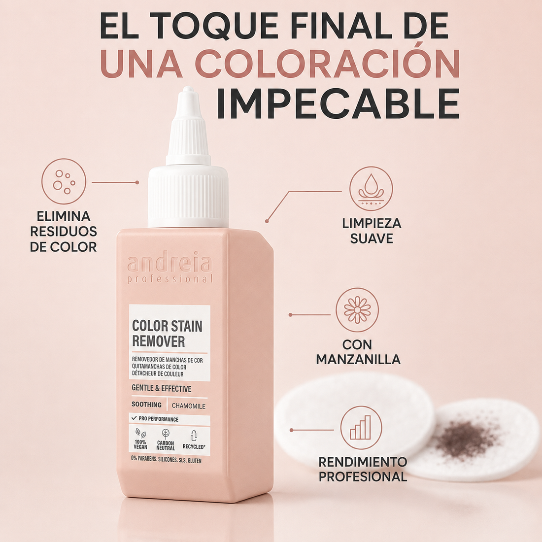 Andreia Professional – Quitamanchas de tinte suave para la piel 100 ml