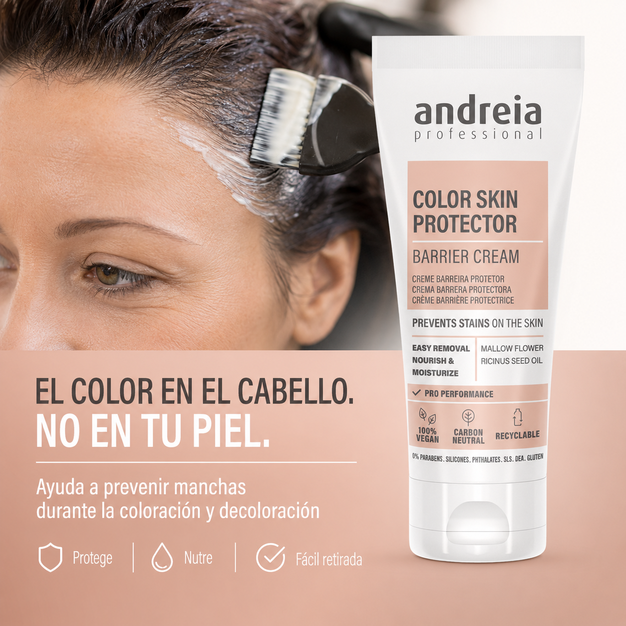 Andreia Professional – Crema Barrera para Coloración Protectora de la Piel 100 ml