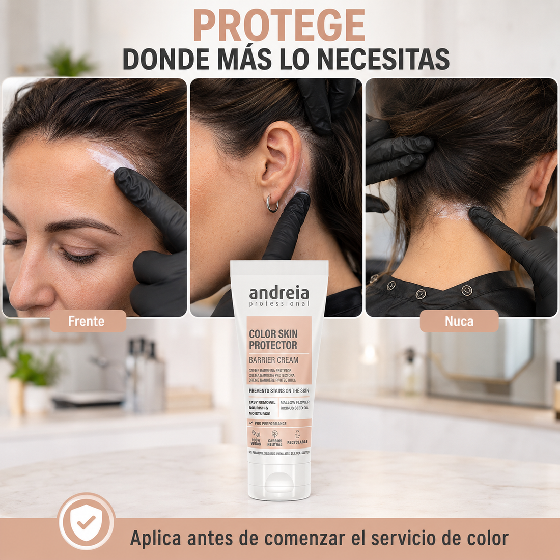 Andreia Professional – Crema Barrera para Coloración Protectora de la Piel 100 ml
