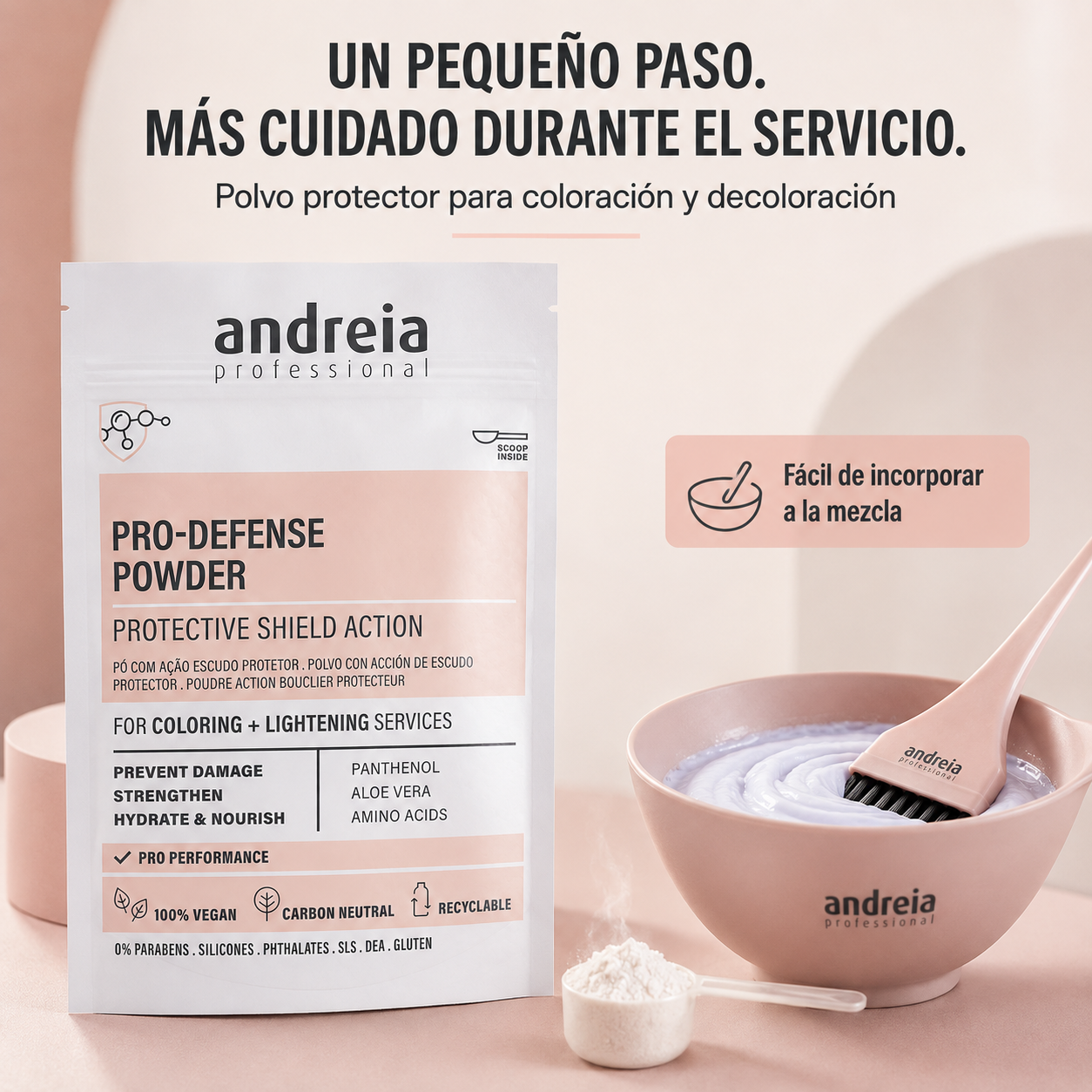 Andreia Professional – Protector capilar para coloración y decoloración 100 g