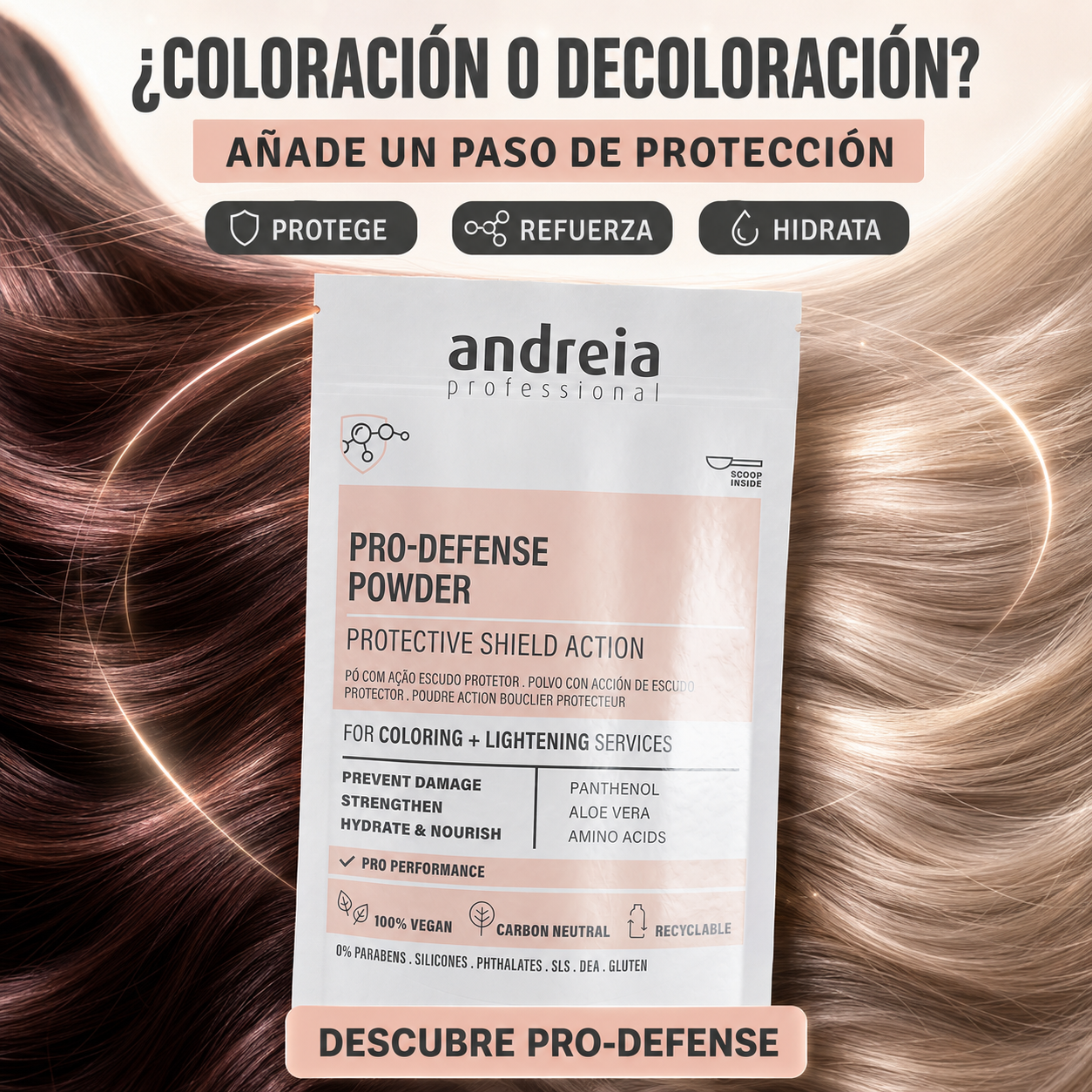 Andreia Professional – Protector capilar para coloración y decoloración 100 g
