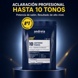 Andreia Professional – Polvo Decolorante Azul hasta 10 Tonos 500 g / 30 g