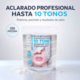 KAYPRO – Polvo Decolorante 10 Tonos para Todo Tipo de Cabello 500