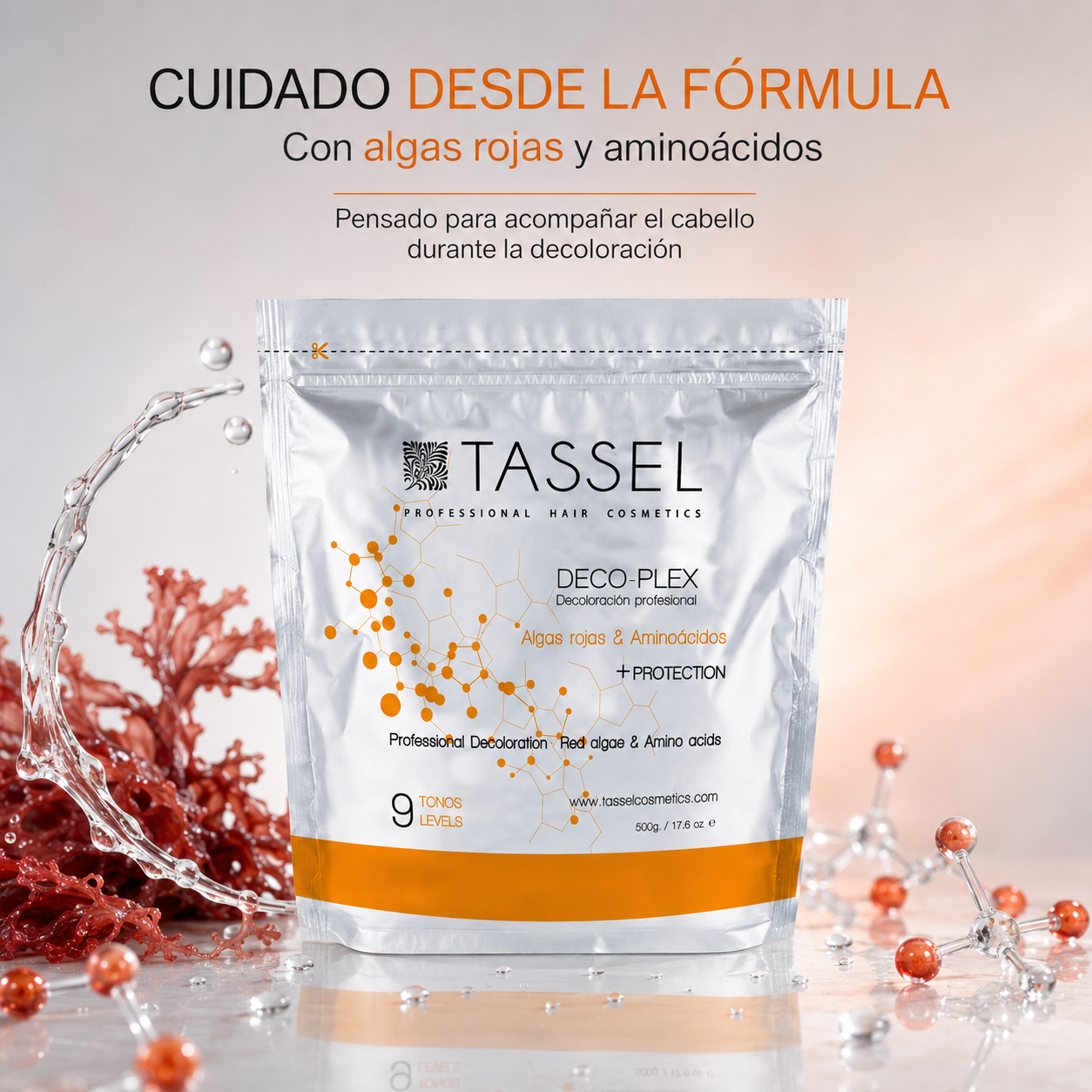 Tassel – Decoloración para Cabello hasta 9 Tonos 500 g
