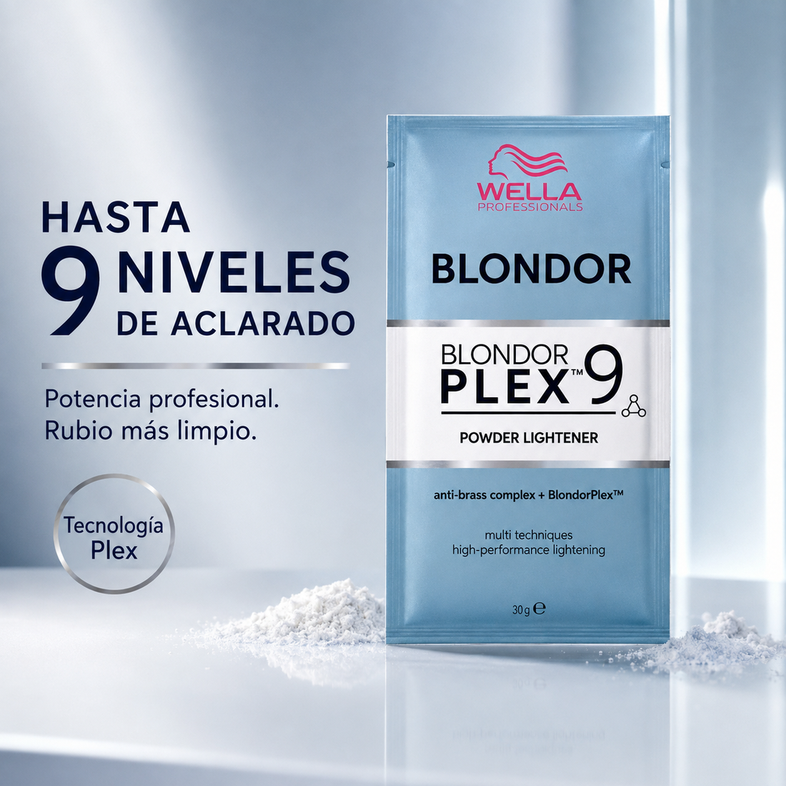 Wella Professionals – Decolorante Profesional BlondorPlex hasta 9 Tonos 30 g