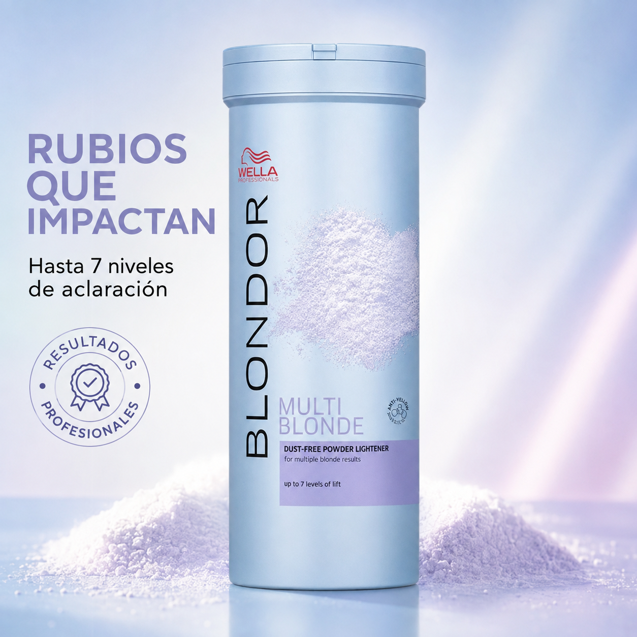 Wella – Polvo decolorante para cabello hasta 7 niveles 400 g