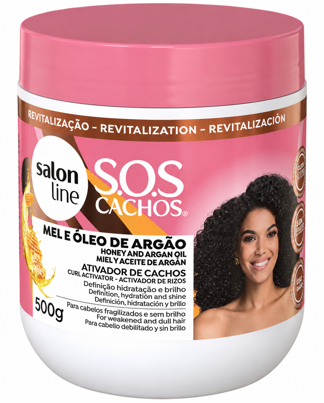 Salon Line – Activador de Rizos para Cabello Rizado y Afro 500 g