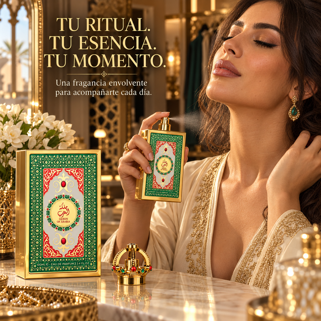 Lattafa – Perfume Árabe para Mujer Queen of Arabia Eau de Parfum 100 ml