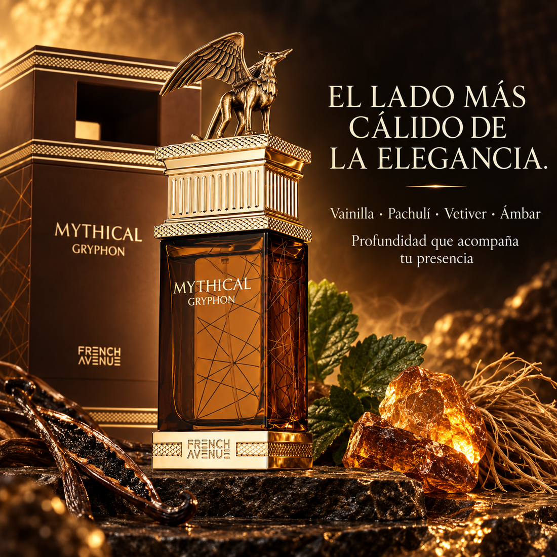 French Avenue – Mythical Gryphon Perfume para Hombre Especiado y Amaderado 100 ml