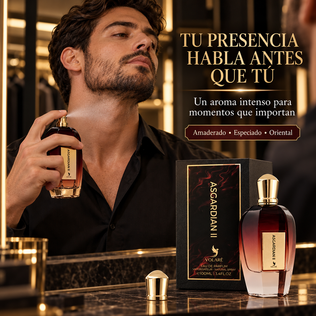 Volare – Perfume amaderado especiado Asgardian II unisex 100 ml