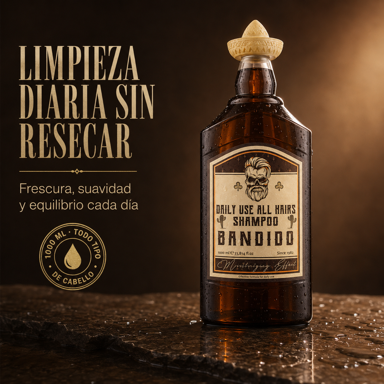 Bandido Daily Shampoo 1000 ml.
