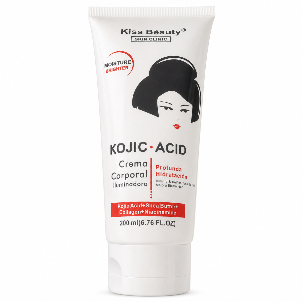 Kiss Beauty – Crema Corporal Iluminadora para Todo Tipo de Piel 200 ml