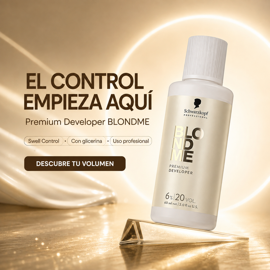 Schwarzkopf Professional – Loción Activadora para Decoloración BLONDME 20/30/40 vol  60ml