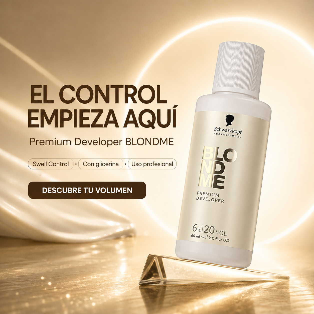 Schwarzkopf Professional – Loción Activadora para Decoloración BLONDME 20/30/40 vol  60ml