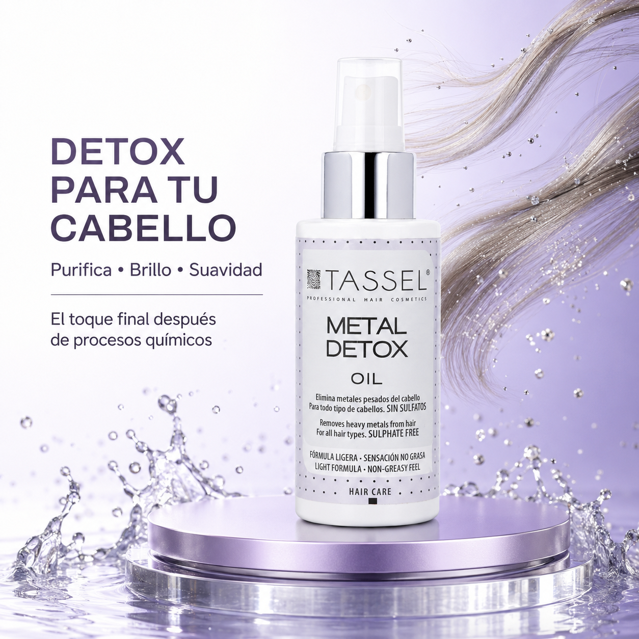 Tassel – Tratamiento Capilar Metal Detox para Cabello Tratado Químicamente 100ml