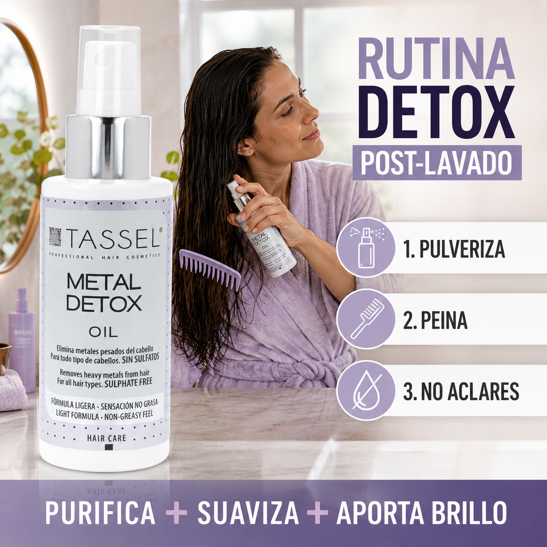 Tassel – Tratamiento Capilar Metal Detox para Cabello Tratado Químicamente 100ml