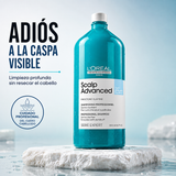 L'Oréal Professionnel – Champô Anticaspa Scalp Advanced 500/1500 ml