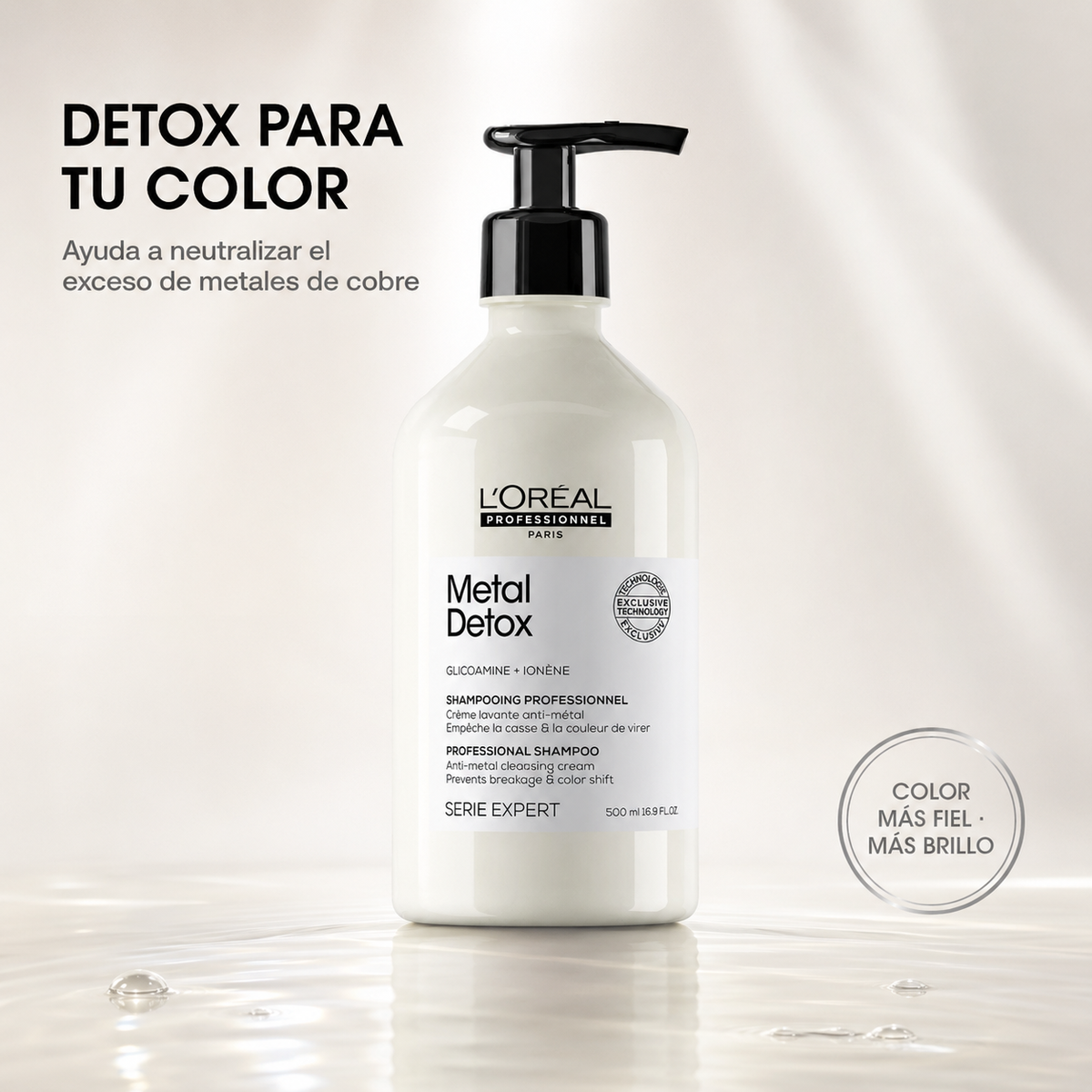 L'Oréal Professionnel – Champô Anti-Metais Metal Detox 500/1500 ml
