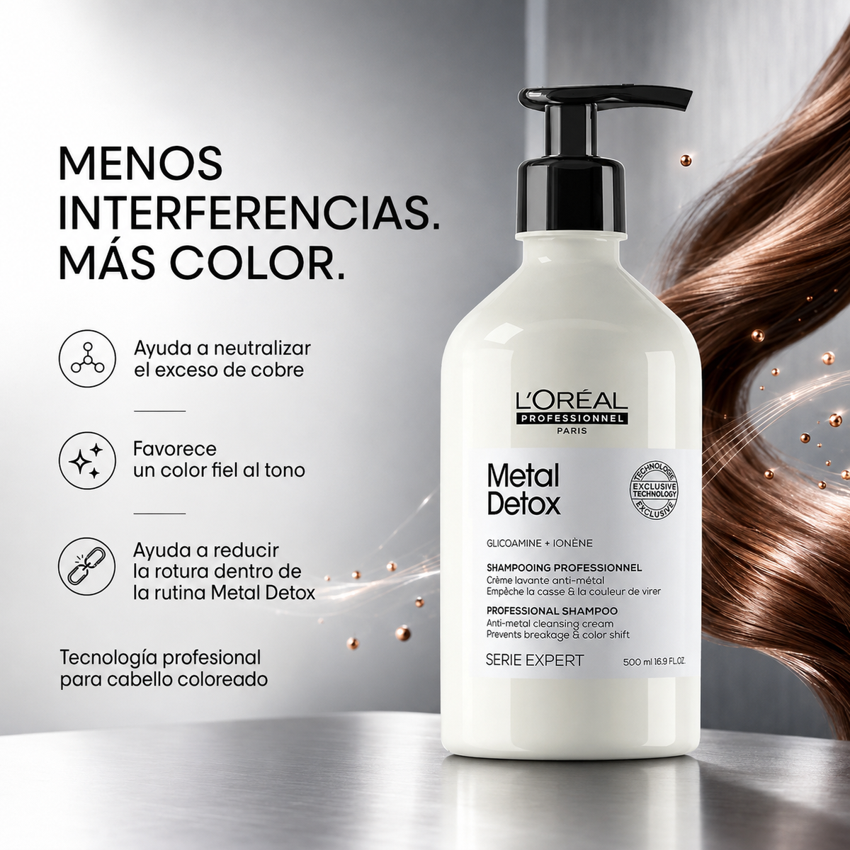 L'Oréal Professionnel – Champô Anti-Metais Metal Detox 500/1500 ml