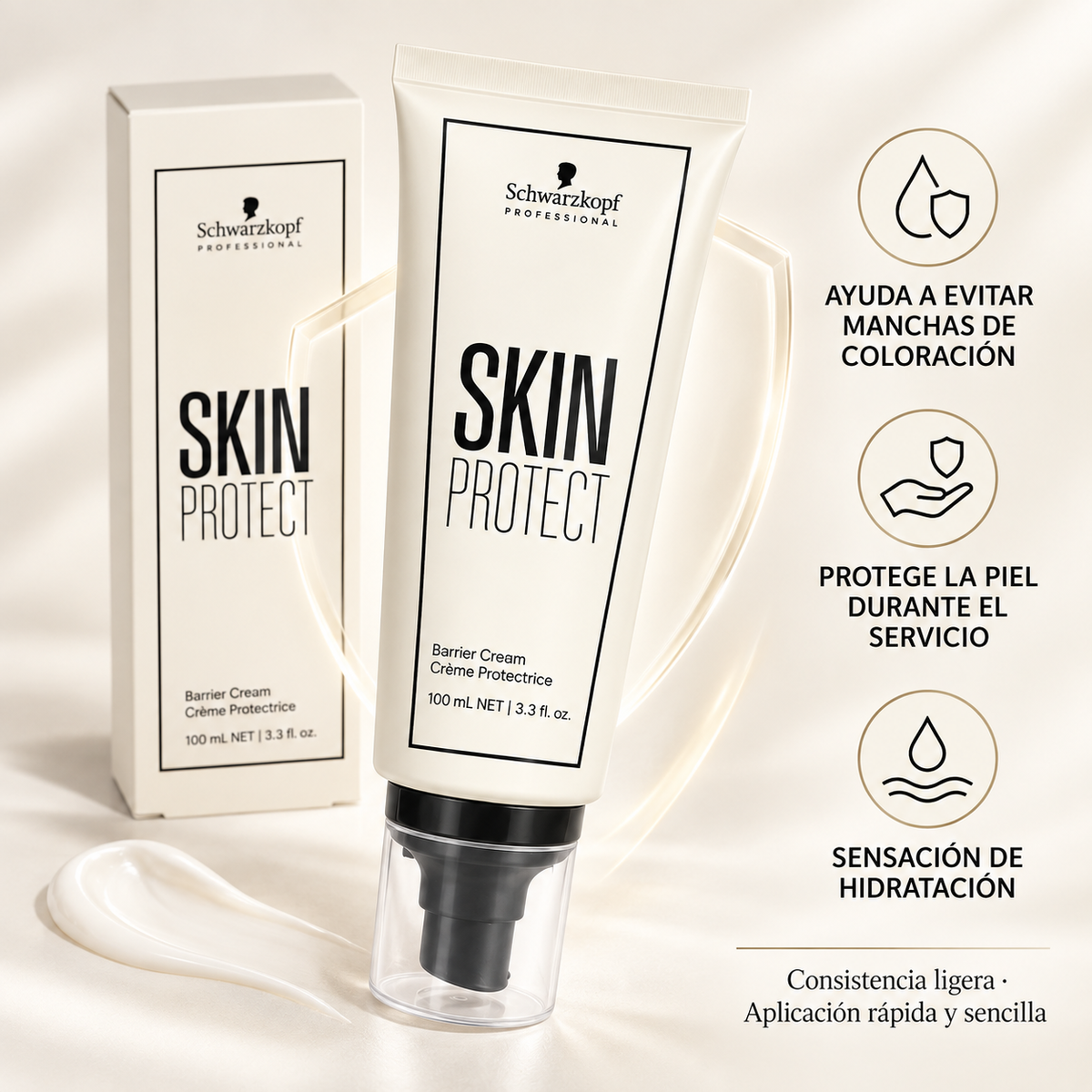 Schwarzkopf Professional – Creme Protetor da Pele para Coloração e Permanente 100 ml