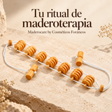 Maderocare by Cosméticos Foráneos – Cinturón de maderoterapia para masaje corporal 1 m