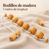 Maderocare by Cosméticos Foráneos – Cinturón de maderoterapia para masaje corporal 1 m
