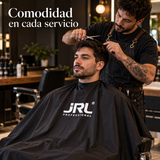 JRL – Capa de Corte Profesional Negra Resistente al Agua 144 × 142 cm